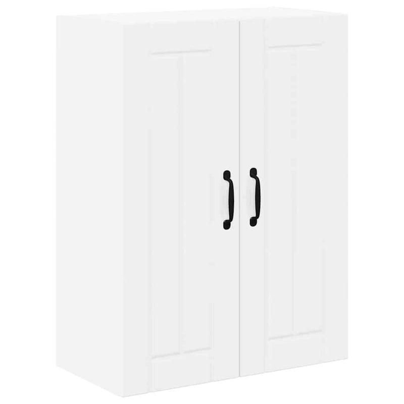 vidaXL Konyhaszekrény Magas Fényű Fehér 60 x 31 x 80 cm Faanyag