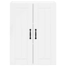 vidaXL Konyhaszekrény Magas Fényű Fehér 60 x 31 x 80 cm Faanyag