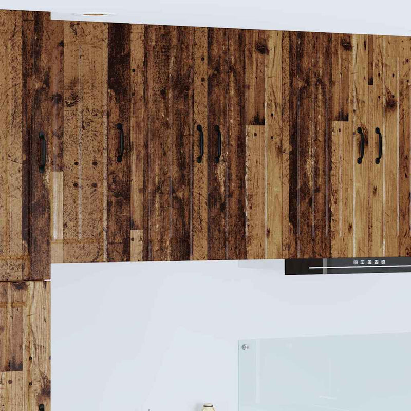 vidaXL Konyhaszekrény polcokkal Öreg fa 60 x 31 x 80 cm Faanyag