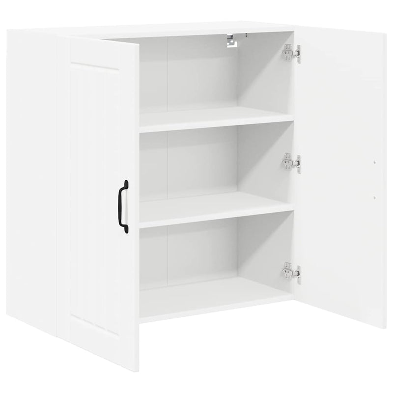 vidaXL Konyhaszekrény polcokkal Fehér 80 x 31 x 80 cm Faanyag