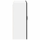 vidaXL Konyhaszekrény polcokkal Fekete 80 x 31 x 80 cm Faanyag