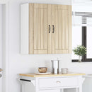 vidaXL Fali Szekrény LUCCA Sonoma Tölgy 80 x 31 x 80 cm Szerelt Fa