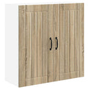 vidaXL Fali Szekrény LUCCA Sonoma Tölgy 80 x 31 x 80 cm Szerelt Fa