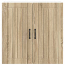 vidaXL Fali Szekrény LUCCA Sonoma Tölgy 80 x 31 x 80 cm Szerelt Fa