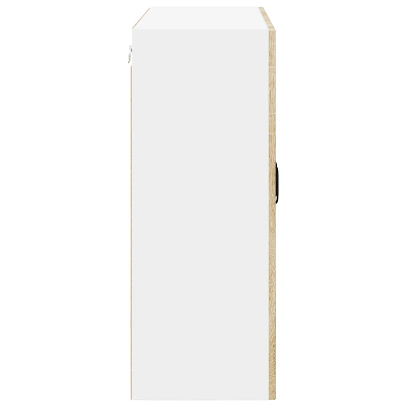 vidaXL Konyhaszekrény polcokkal Sonoma tölgy 80 x 31 x 80 cm Faanyag