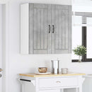 vidaXL Fali Szekrény LUCCA Betonszürke 80 x 31 x 80 cm Szerelt Fa