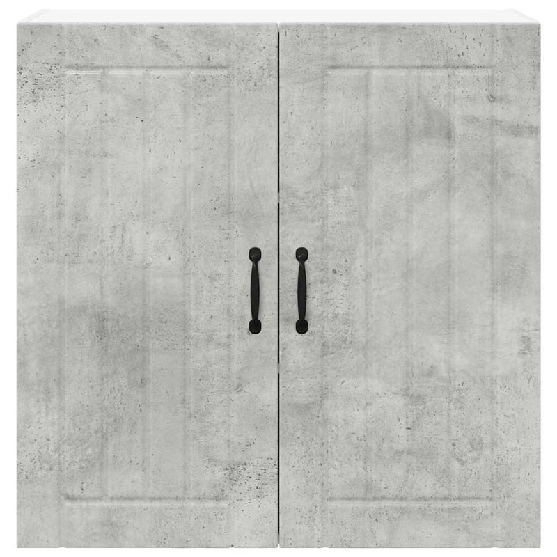 vidaXL Konyhaszekrény polcokkal Beton Szürke 80 x 31 x 80 cm Faanyag