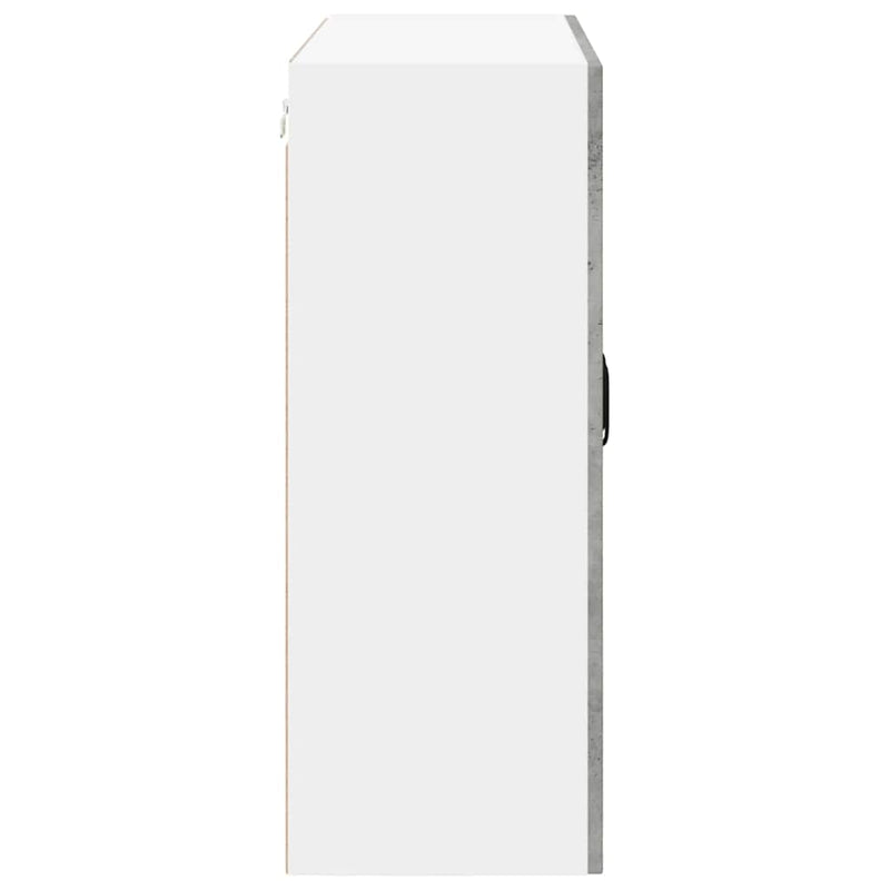 vidaXL Konyhaszekrény polcokkal Beton Szürke 80 x 31 x 80 cm Faanyag