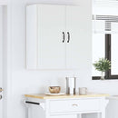 vidaXL Konyhaszekrény Magas Fényű Fehér 80 x 31 x 80 cm Faanyag