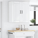 vidaXL Fali Szekrény LUCCA Magasfényű Fehér 80 x 31 x 80 cm Szerelt Fa