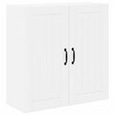 vidaXL Konyhaszekrény Magas Fényű Fehér 80 x 31 x 80 cm Faanyag