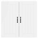 vidaXL Konyhaszekrény Magas Fényű Fehér 80 x 31 x 80 cm Faanyag