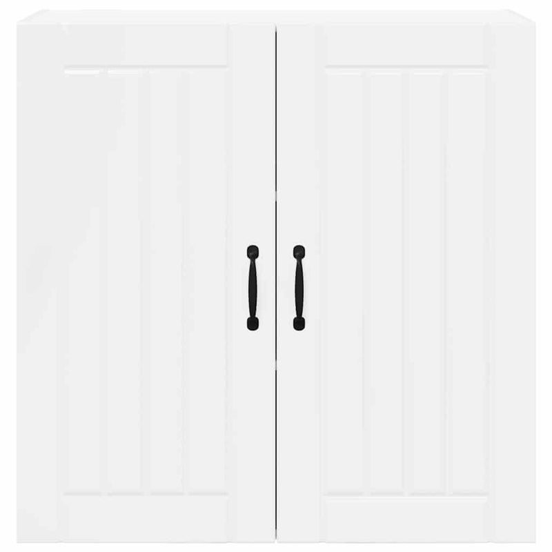 vidaXL Konyhaszekrény Magas Fényű Fehér 80 x 31 x 80 cm Faanyag