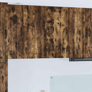 vidaXL Fali Szekrény LUCCA Füstös Tölgy 80 x 31 x 80 cm Szerelt Fa