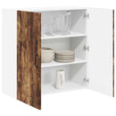 vidaXL Konyhaszekrény polcokkal Füstölt tölgy 80 x 31 x 80 cm Faanyag