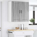 vidaXL Fali Szekrény LUCCA Szürke Sonoma 80 x 31 x 80 cm Szerelt Fa