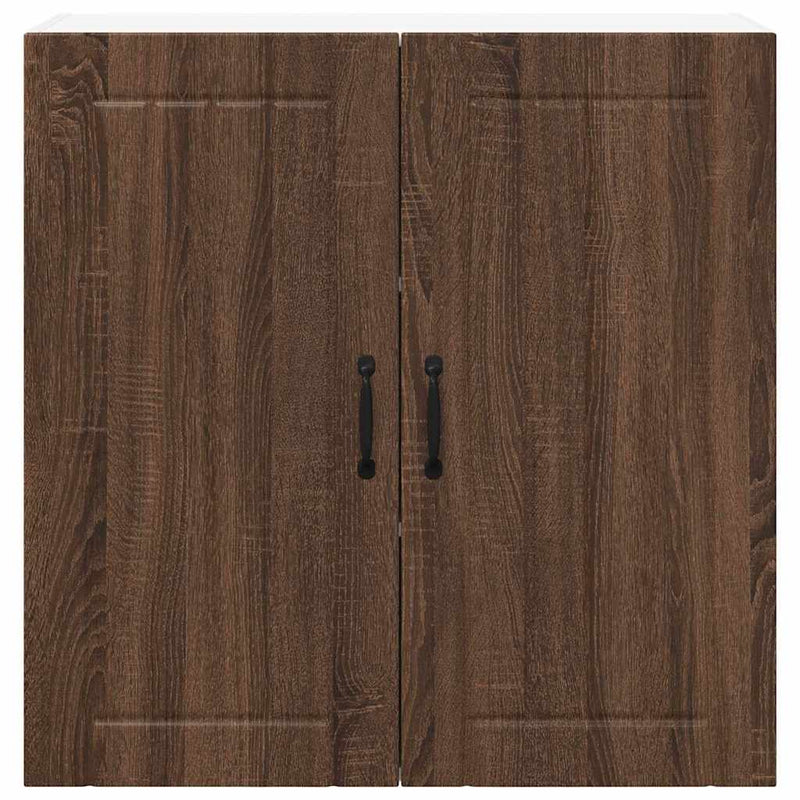 vidaXL Konyhaszekrény polcokkal Barna Tölgy 80 x 31 x 80 cm Faanyag