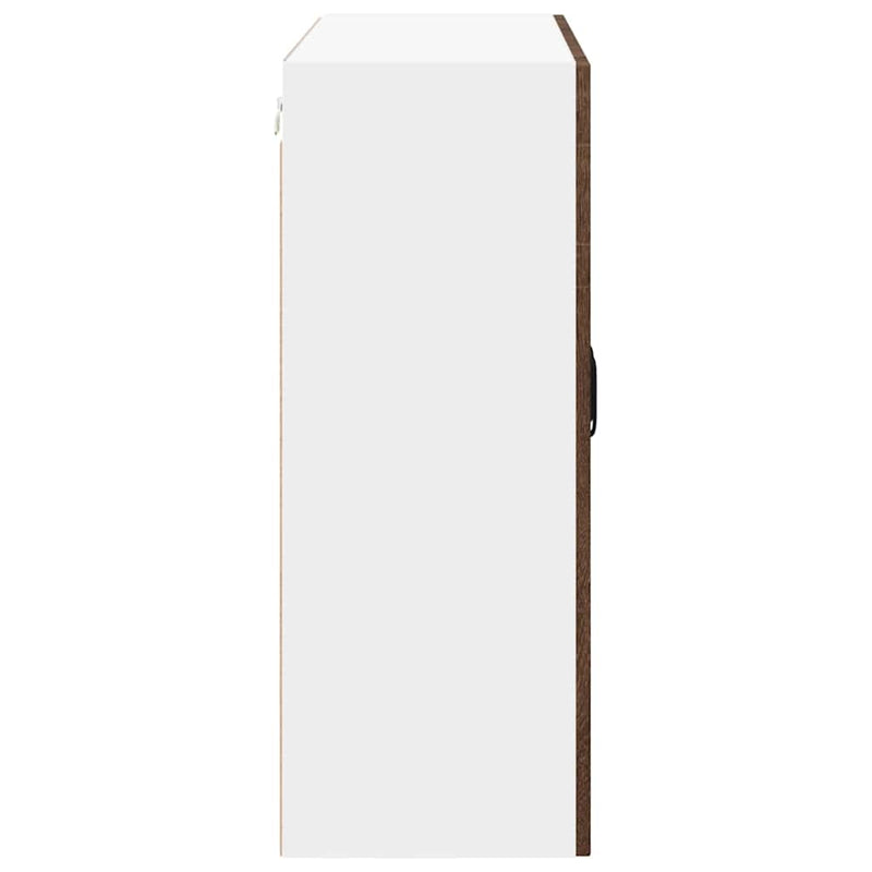 vidaXL Konyhaszekrény polcokkal Barna Tölgy 80 x 31 x 80 cm Faanyag