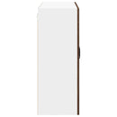 vidaXL Fali Szekrény LUCCA Barna Tölgy 80 x 31 x 80 cm Szerelt Fa