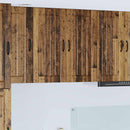vidaXL Fali Szekrény LUCCA Antik Fa 80 x 31 x 80 cm Szerelt Fa
