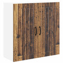 vidaXL Fali Szekrény LUCCA Antik Fa 80 x 31 x 80 cm Szerelt Fa