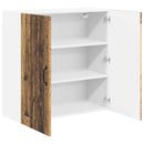 vidaXL Fali Szekrény LUCCA Antik Fa 80 x 31 x 80 cm Szerelt Fa