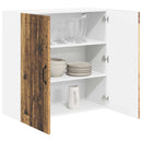 vidaXL Fali Szekrény LUCCA Antik Fa 80 x 31 x 80 cm Szerelt Fa