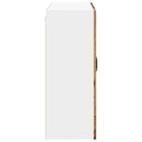 vidaXL Fali Szekrény LUCCA Antik Fa 80 x 31 x 80 cm Szerelt Fa