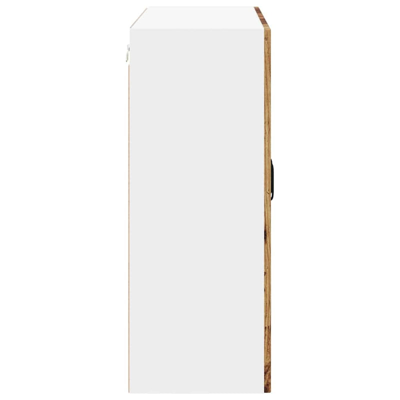 vidaXL Konyhaszekrény polcokkal Öreg fa 80 x 31 x 80 cm Faanyag