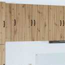 vidaXL Konyhaszekrény polcokkal Artisan tölgy 80 x 31 x 80 cm Faanyag