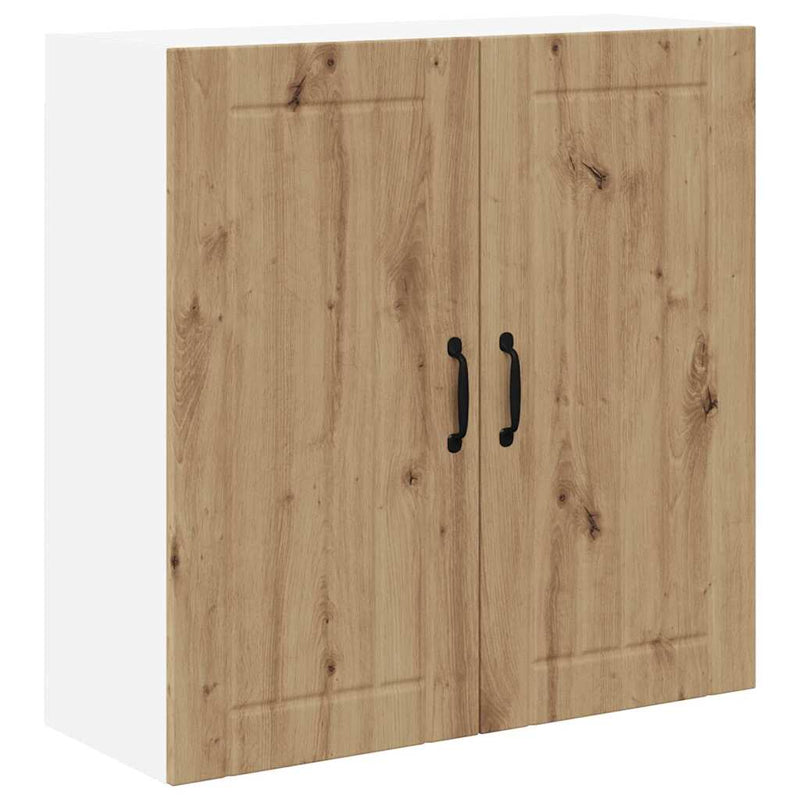 vidaXL Konyhaszekrény polcokkal Artisan tölgy 80 x 31 x 80 cm Faanyag