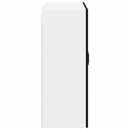 vidaXL Konyhaszekrény polcokkal Fekete 80 x 31 x 80 cm Faanyag