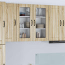 vidaXL Fali üveges szekrény LUCCA Sonoma Tölgy 80 x 31 x 80 cm