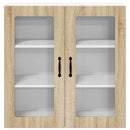vidaXL Konyhaszekrény polcokkal Sonoma tölgy 80 x 31 x 80 cm Faanyag