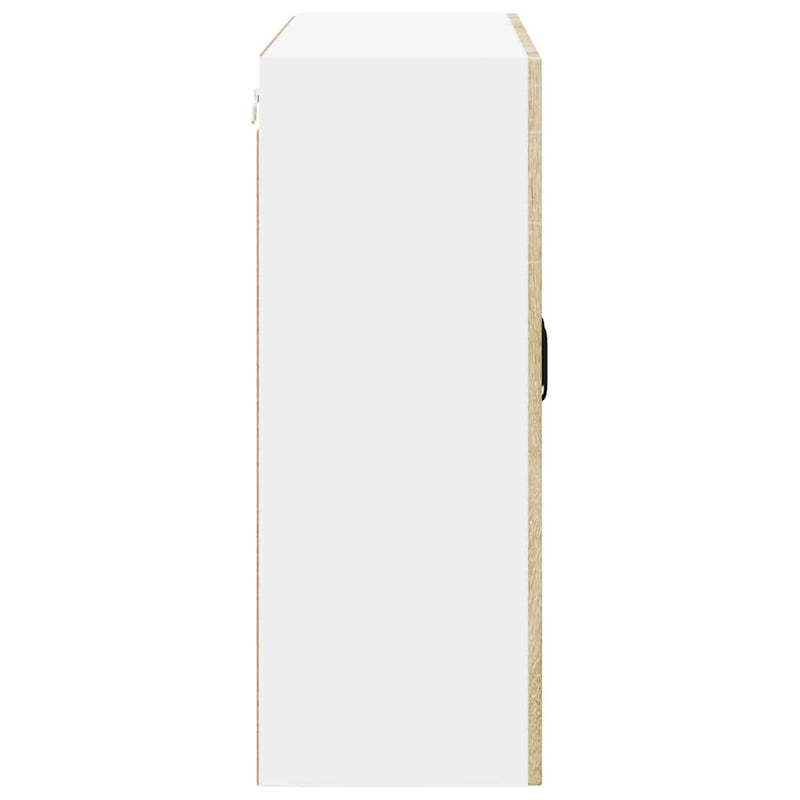 vidaXL Konyhaszekrény polcokkal Sonoma tölgy 80 x 31 x 80 cm Faanyag