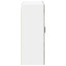vidaXL Fali üveges szekrény LUCCA Betonszürke 80 x 31 x 80 cm