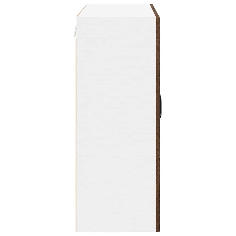 vidaXL Konyhaszekrény polcokkal Barna Tölgy 80 x 31 x 80 cm Faanyag