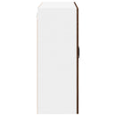 vidaXL Fali üveges szekrény LUCCA Barna Tölgy 80 x 31 x 80 cm