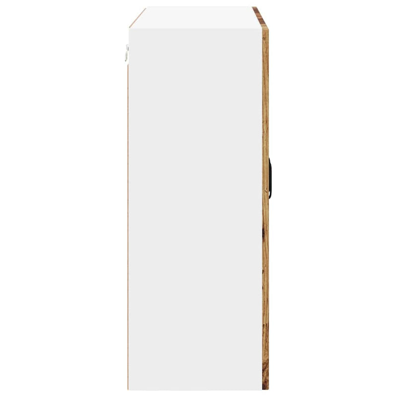 vidaXL Konyhaszekrény polcokkal Öreg fa 80 x 31 x 80 cm Faanyag