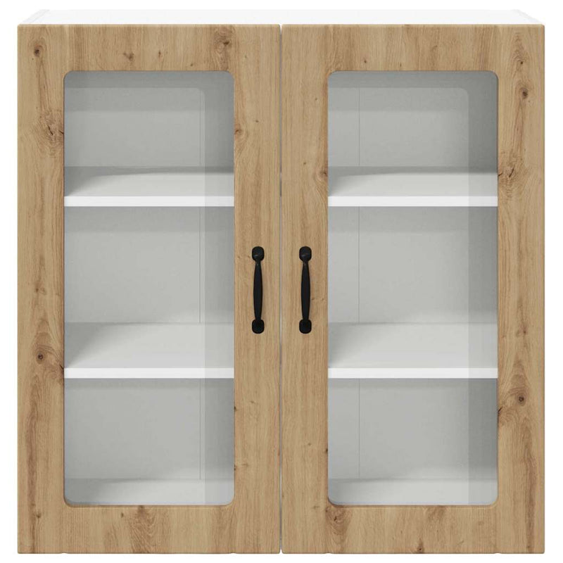 vidaXL Konyhaszekrény polcokkal Artisan tölgy 80 x 31 x 80 cm Faanyag