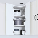 vidaXL Konyhaszekrény polcokkal Fehér 57 x 57 x 80 cm Faanyag