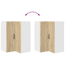 vidaXL Konyhaszekrény polcokkal Sonoma tölgy 57 x 57 x 80 cm Faanyag