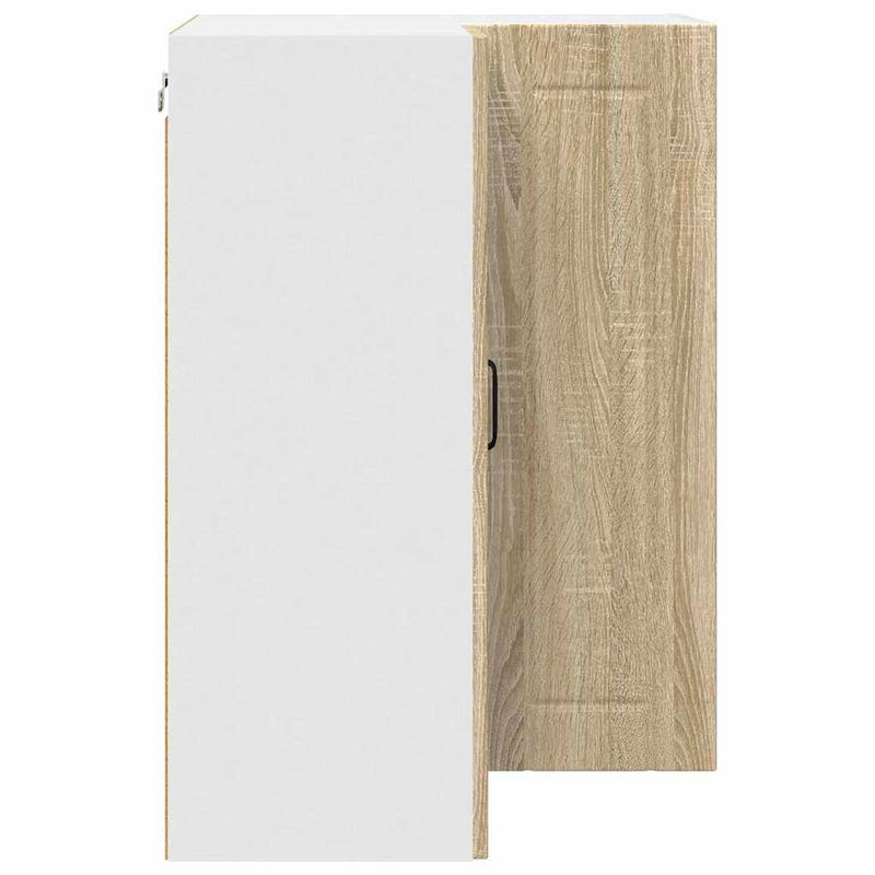 vidaXL Konyhaszekrény polcokkal Sonoma tölgy 57 x 57 x 80 cm Faanyag