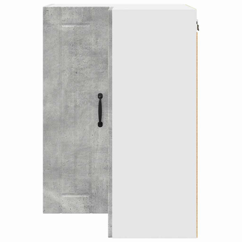 vidaXL Konyhaszekrény polcokkal Beton Szürke 57 x 57 x 80 cm Faanyag