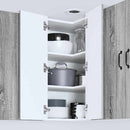 vidaXL Konyhaszekrény polcokkal Szürke Sonoma 57 x 57 x 80 cm Faanyag