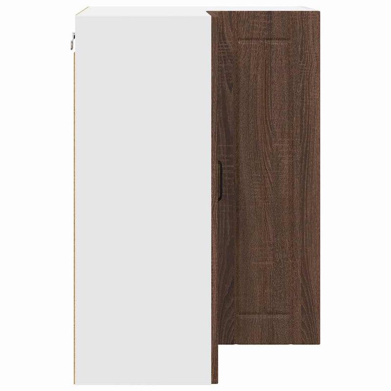 vidaXL Konyhaszekrény polcokkal Barna Tölgy 57 x 57 x 80 cm Faanyag