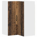 vidaXL Fali sarokszekrény LUCCA Antik Fa 57 x 57 x 80 cm Szerelt Fa