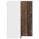 vidaXL Fali sarokszekrény LUCCA Antik Fa 57 x 57 x 80 cm Szerelt Fa