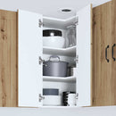 vidaXL Konyhaszekrény polcokkal Artisan tölgy 57 x 57 x 80 cm Faanyag