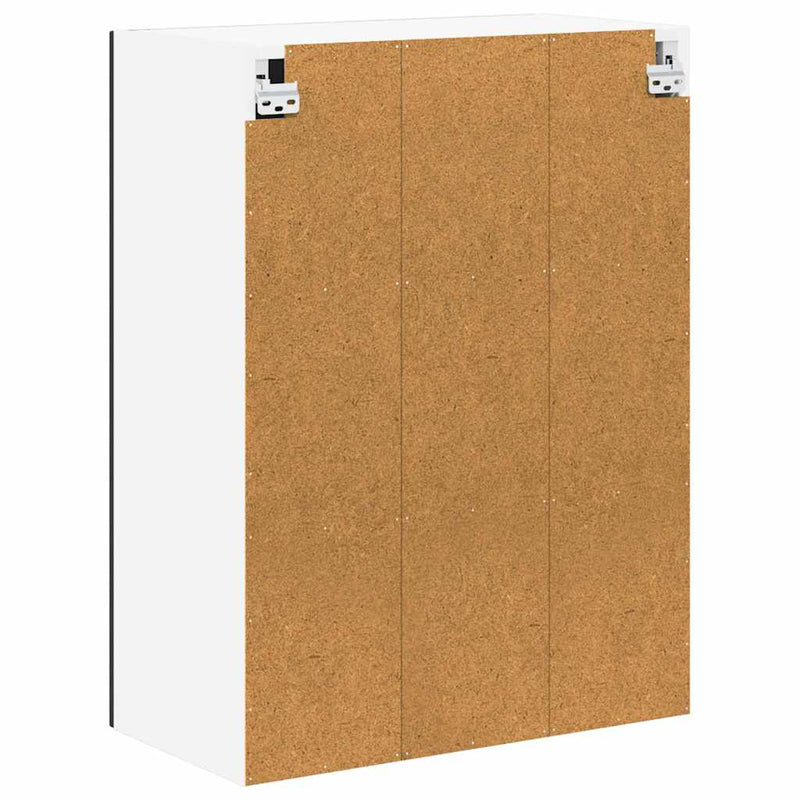 vidaXL Konyhaszekrény polcokkal Fekete 60 x 31 x 80 cm Faanyag